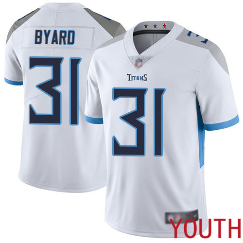 Tennessee Titans Limited White Youth Kevin Byard Road Jersey NFL Football #31 Vapor Untouchable->youth nfl jersey->Youth Jersey